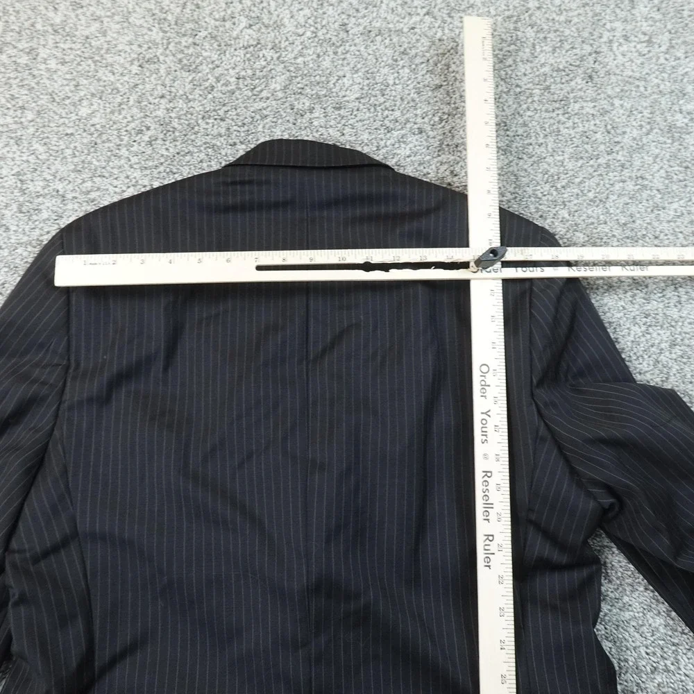 Ralph Lauren Blazer Mens 40R Black Pinstripe Wool Sport Coat Suit Jacket Canada